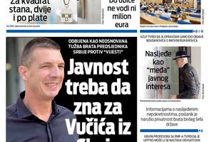 Naslovna strana Vijesti za 27. maj 2026.