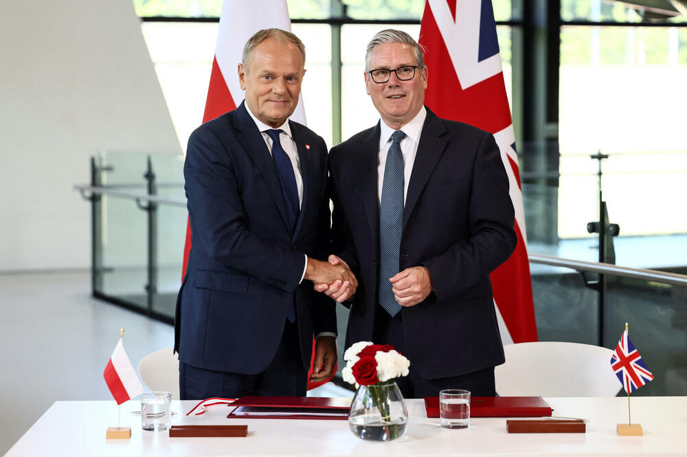 Tusk i Starmer, Foto: REUTERS