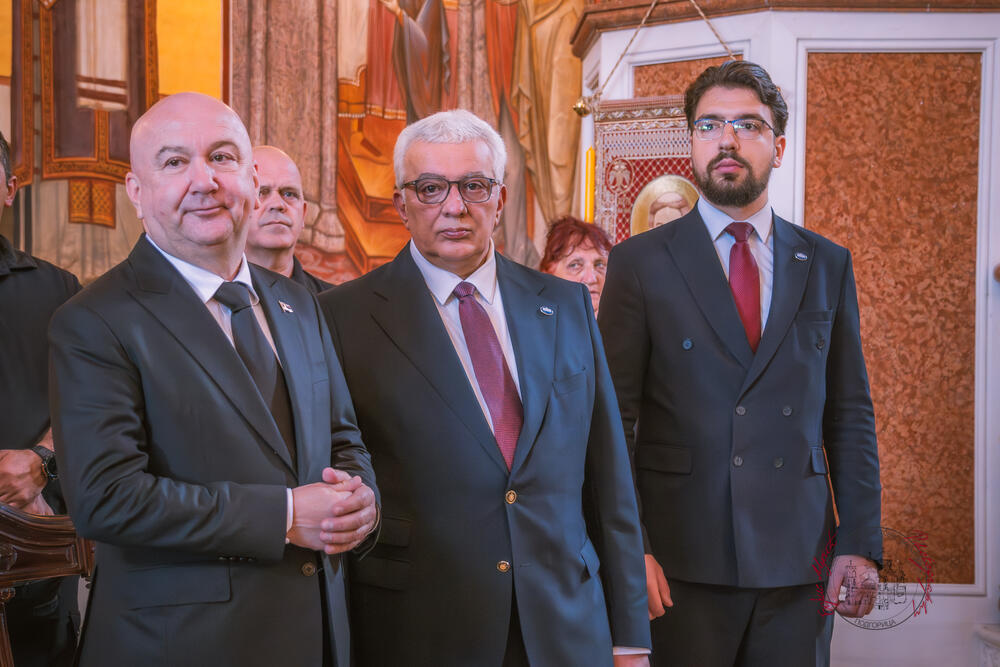 Andrija Mandić u Hramu