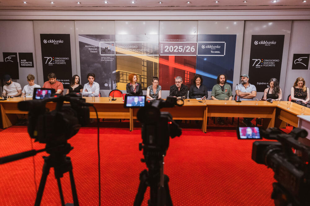 Sa konferencije za novinare u CNP-u, Foto: Duško Miljanić