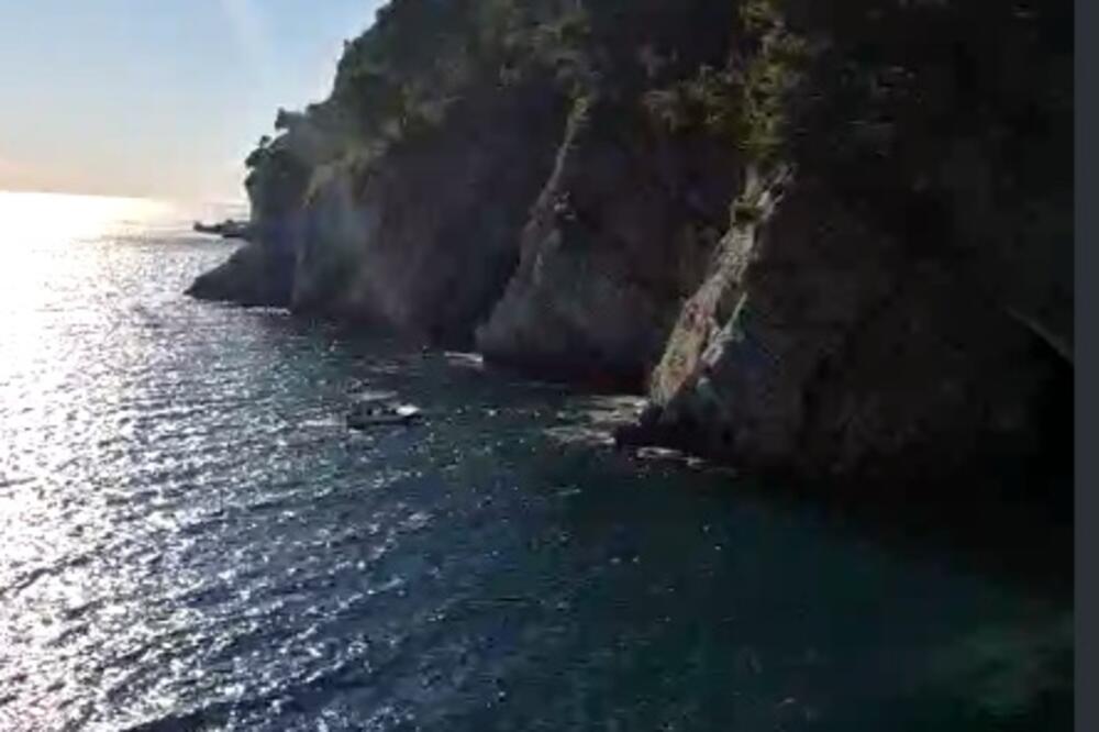 Detalj sa lica mjesta, Foto: Služba zaštite i spašavanja Budva