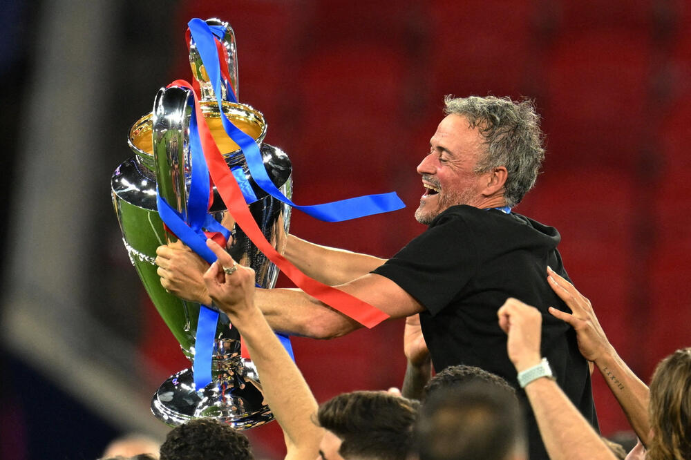 Treći put sa "ušatim peharom": Luis Enrike, Foto: Reuters
