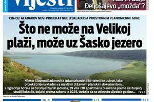 Naslovna strana Vijesti za 31. maj 2026.