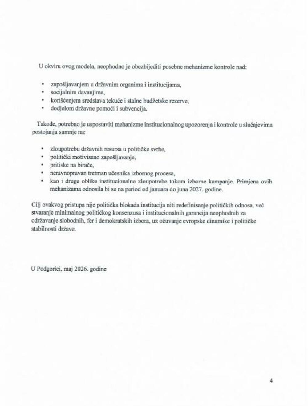 platforma opozicije