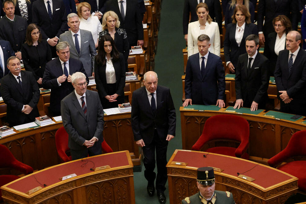 Tamaš Šujok u mađarskom parlamentu, Foto: REUTERS