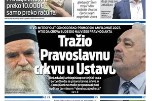 Naslovna strana Vijesti za 2. jun 2026.