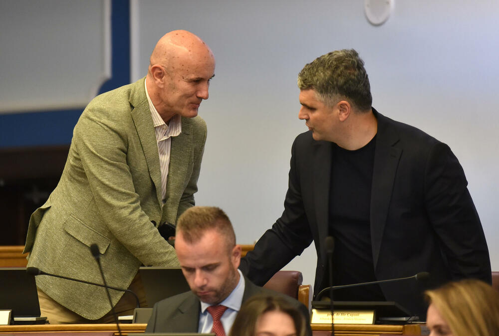 <p>Premijer Milojko Spajić danas odgovarao na pitanja poslanika na premijerskom satu u Skupštini</p>