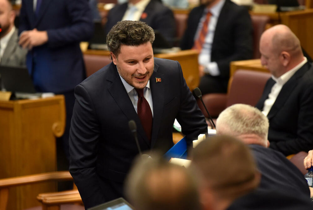 <p>Premijer Milojko Spajić danas odgovarao na pitanja poslanika na premijerskom satu u Skupštini</p>