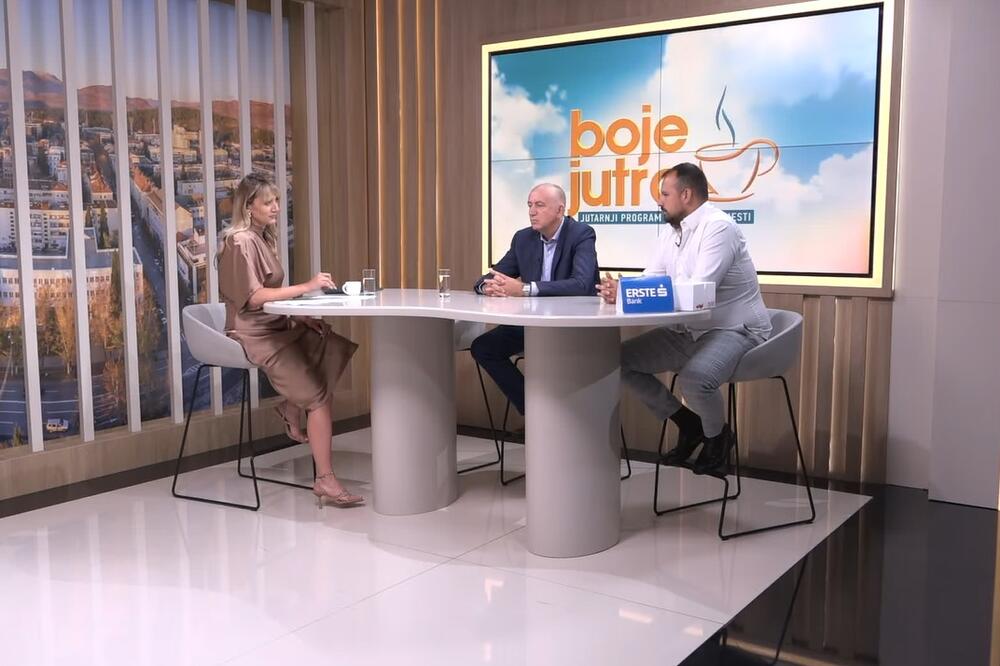 Mišković i Gujić u Bojama jutra, Foto: Screenshot/TV Vijesti