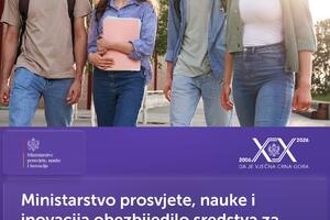 Za stipendije i studentske kredite obezbijeđeno 729,7 hiljada eura