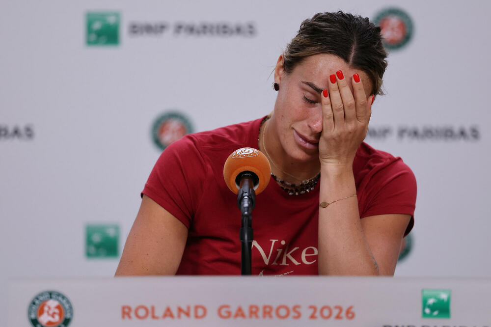 Sabaljenka na presu, Foto: Reuters
