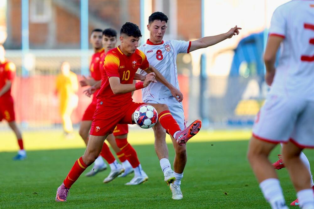 Vukoje postigao jedini gol za Crnu Goru, Foto: FSCG