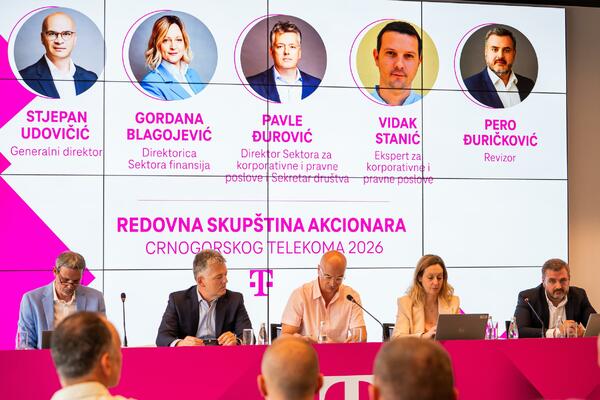 Održana redovna godišnja Skupština akcionara Crnogorskog Telekoma