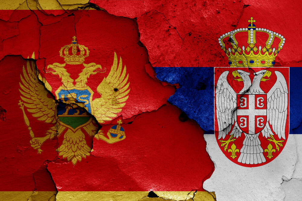 Zastave Crne Gore i Srbije (Ilustracija), Foto: Shutterstock