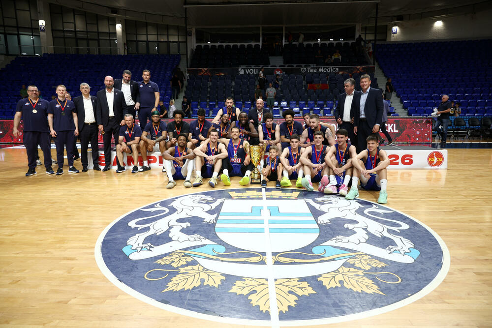 <p>"Plavi" u drugom meču finala savladali SC Derbi 94:84 i sa 2:0 u seriji osvojili novi trofej</p>