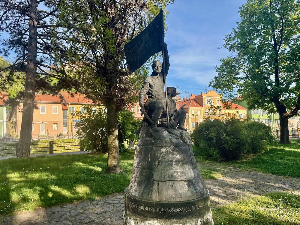 Replika spomenika vojnicima iz Knjaževca palim u Srpsko-turskom ratu 1876-1878