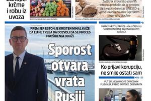 Naslovna strana Vijesti za 8. jun 2026.
