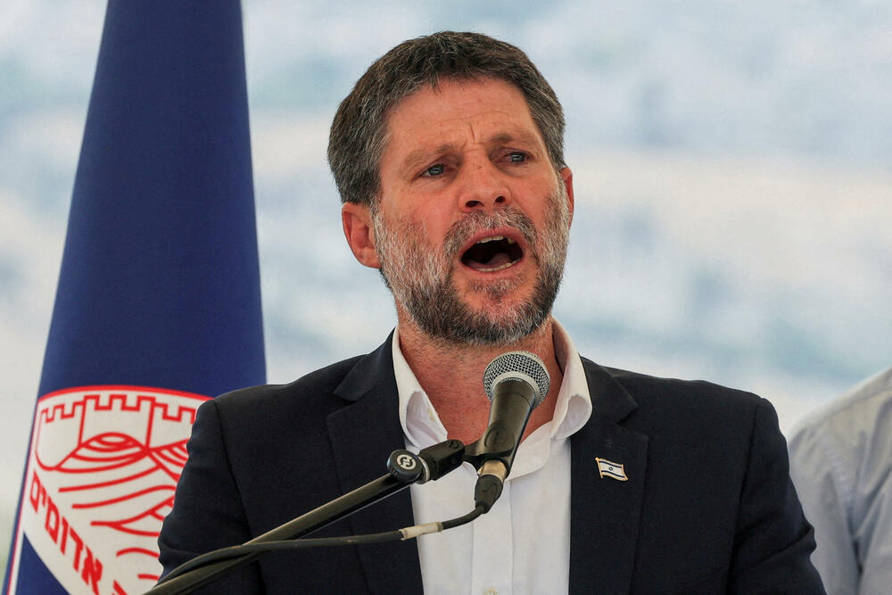 Izraelskom ministru finansija Smotriču zabranjen ulazak u Fr