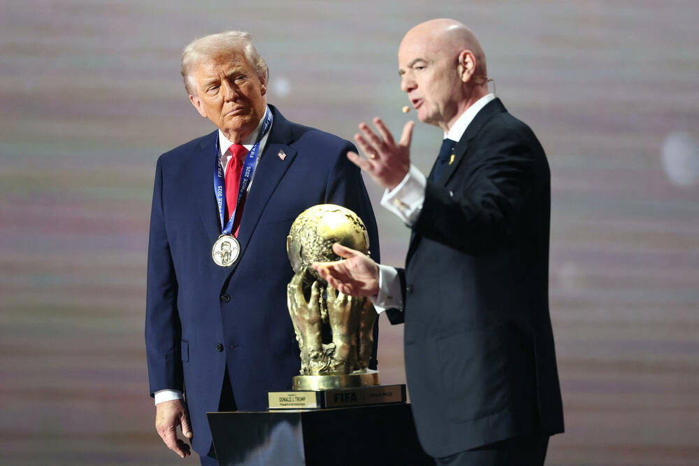 Tramp i Infantino, Foto: REUTERS