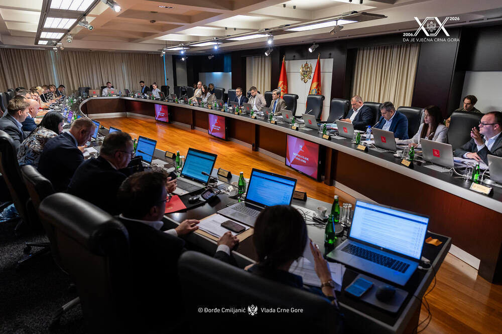Sa sjednice Vlade, Foto: Vlada Crne Gore