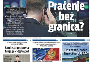Naslovna strana "Vijesti" za 14. jun 2026. godine