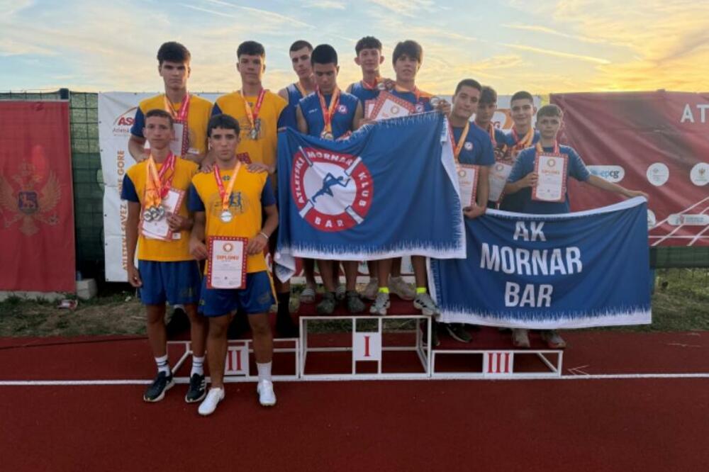 Atletičari Mornara, Foto: ASCG