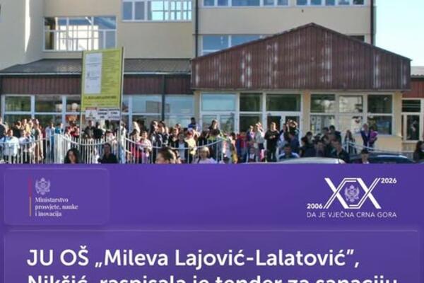 OŠ "Mileva Lajović Lalatović" raspisala tender za sanaciju podova,...