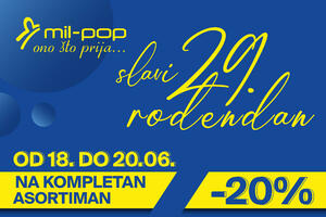 Mil-Pop slavi 29 godina tradicije, povjerenja i stila