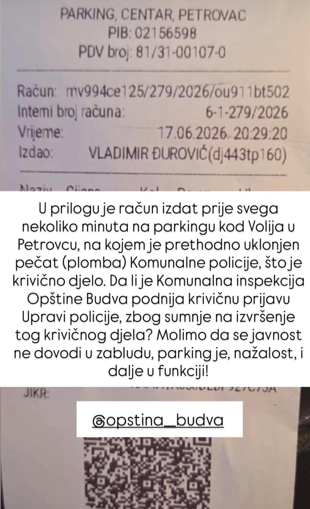 račun
