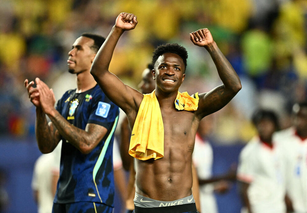 <p>Dva gola Mateusa Kunje, gol i asistencija Vinisijusa, Brazil - Haiti 3:0</p>