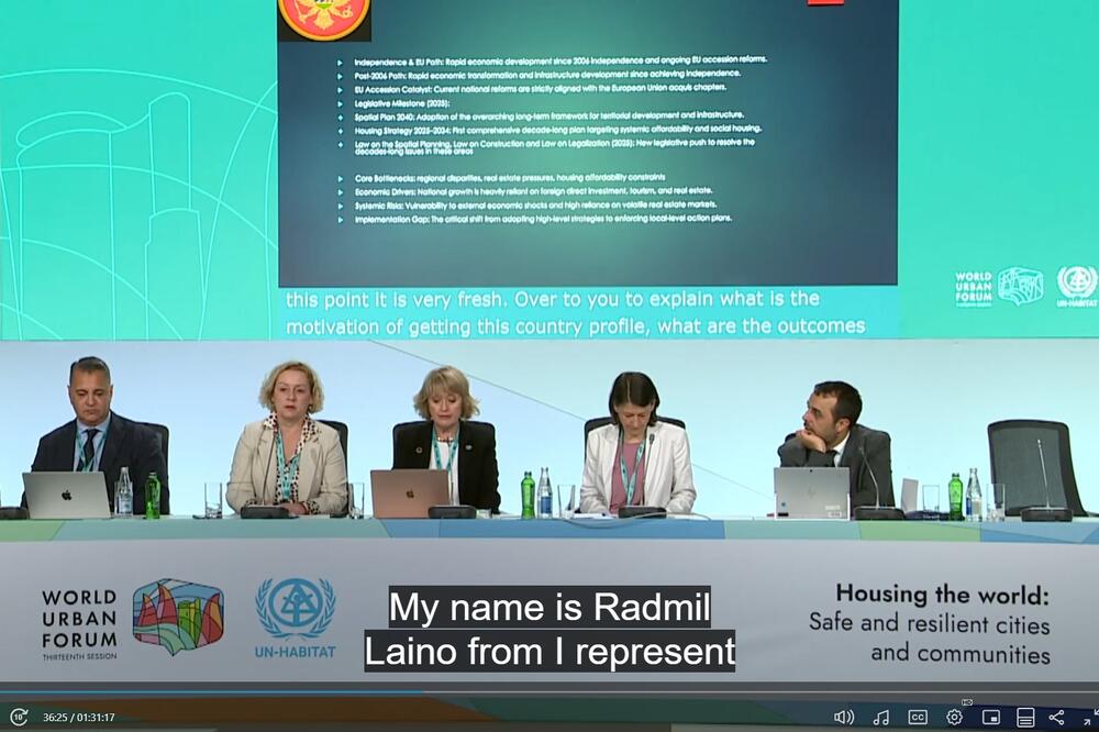 Radmila Lainović (druga slijeva), Foto: screenshot (webtv.un.org)