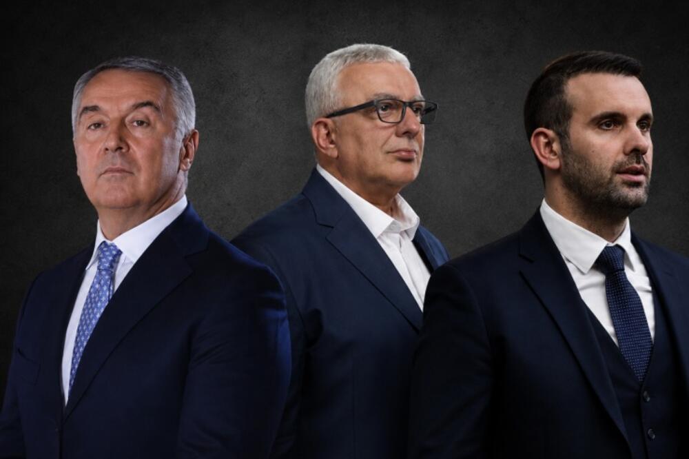 Đukanović, Mandić i Spajić, Foto: mediar.me