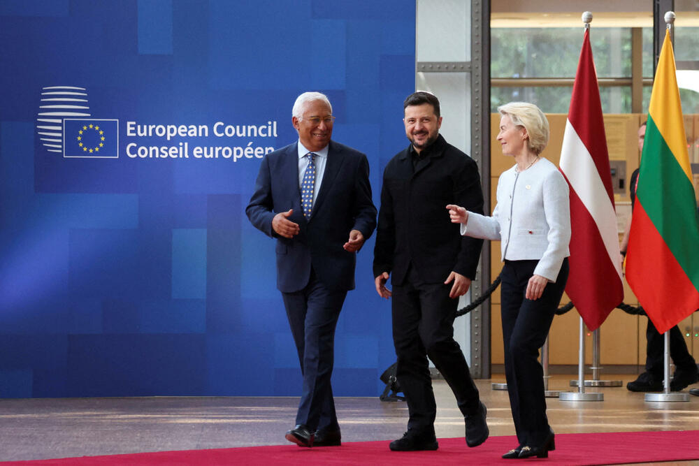 Košta sa Zelenskim i šeficom Evopske komisije Ursulom fon der Lajen u Briselu 18. juna