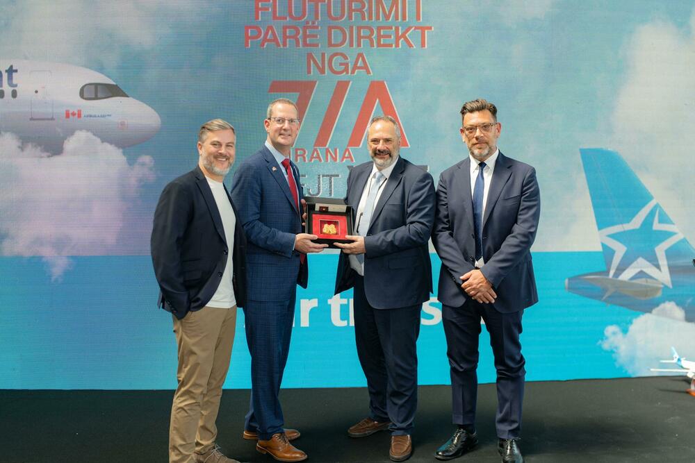 <p>Međunarodni aerodrom Tirana (TIA) danas je objavio uspostavljanje prve direktne avio-linije prema Torontu u Kanadi. Ova ruta predstavlja istorijski uspjeh za albansku vazduhoplovnu industriju, budući da je riječ o prvom transatlantskom letu u istoriji Albanije.</p>