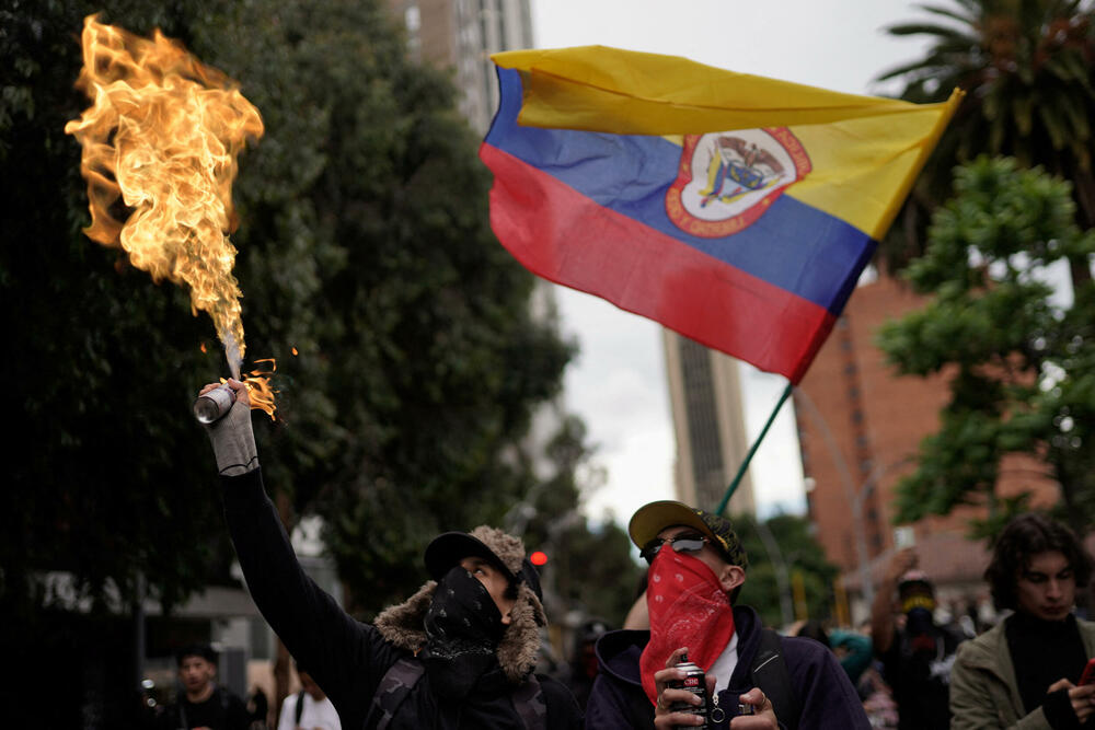 Sa skupa podrške ljevičarskom kolumbijskom kandidatu Ivanu Sepedi u Bogoti