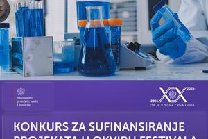 Objavljen Konkurs za sufinansiranje projekata u okviru Festivala...
