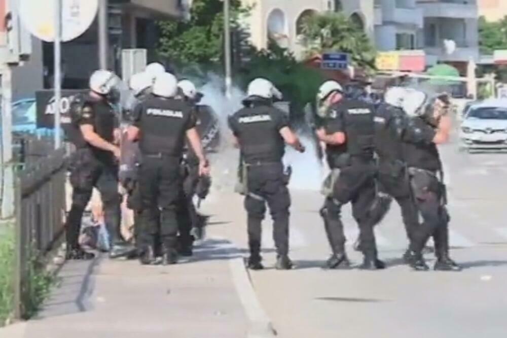 Policijska akcija u Budvi 2020. godine, Foto: Vuk Lajović