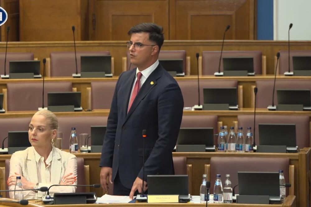 Danilo Šaranović, Foto: Screenshot/Skupština Crne Gore