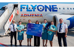 Međunarodni aerodrom u Tirani dočekao FlyOne Armenia i obnovio...