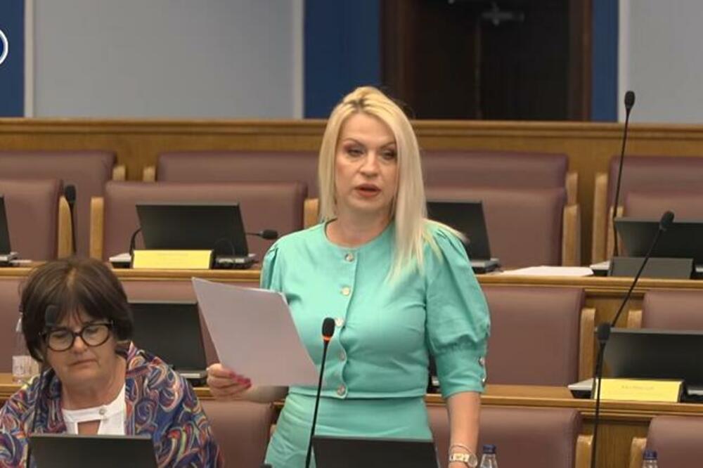 Jelena Kljajević, Foto: Screenshot/Skupština Crne Gore