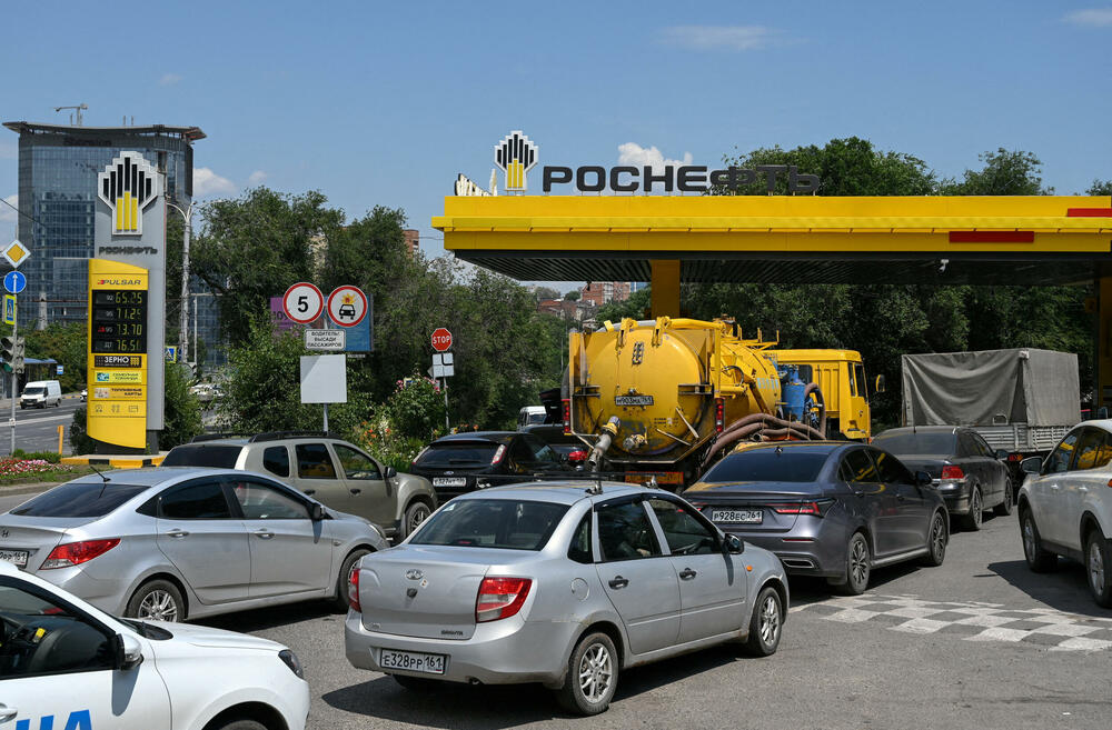 Red za gorivo u Rostovu na Donu 23. juna