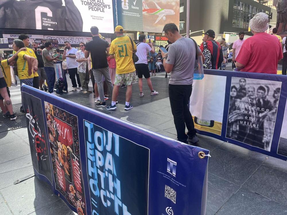 Posters that speak a universal language arrive on Njegoševa Street