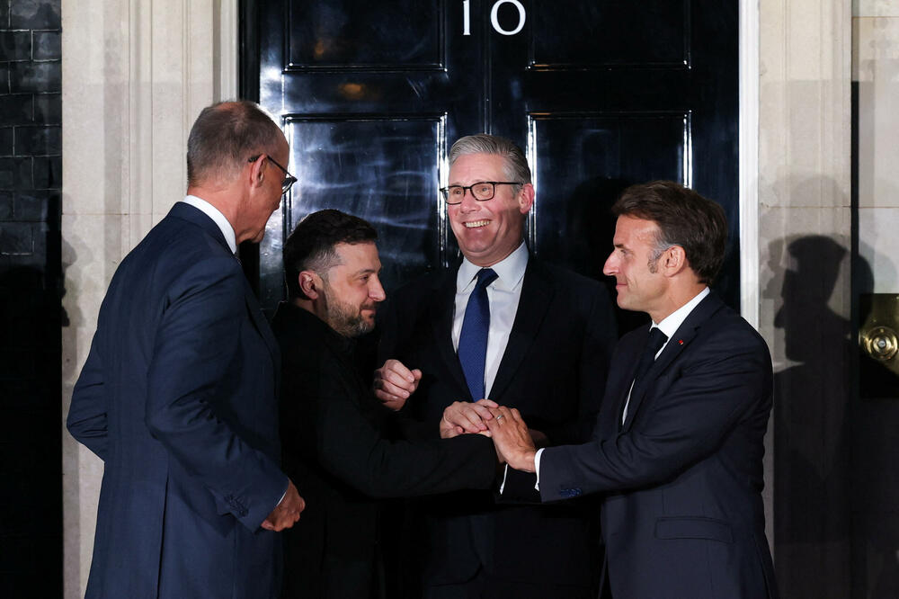 Starmer, Zelenski, Makron i Merc u Londonu 7. juna, Foto: Reuters