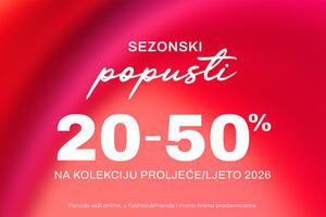 Ljetnja vrelina, još vreliji sezonski popusti od 20% do 50% u...