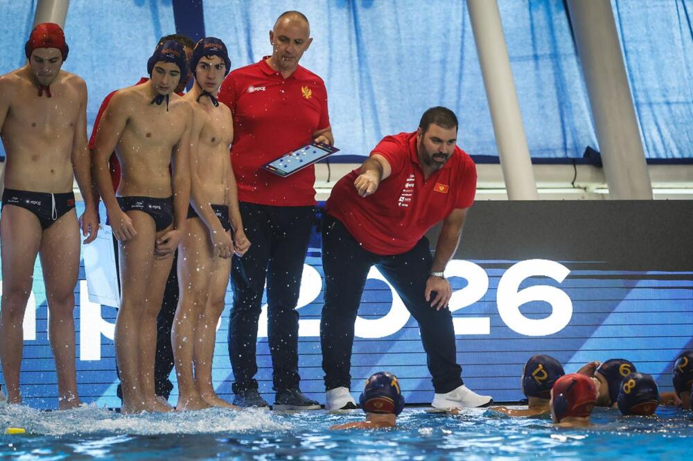 Đorđe Radošević, Juniorska vaterpolo reprezentacija Crne Gore
