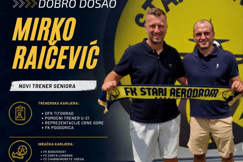 Predsjednik Jasavić je predstavio novog trenera, Foto: FK Stari aerodrom