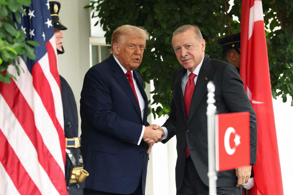 Tramp i Erdogan u Bijeloj kući u septembru 2025.