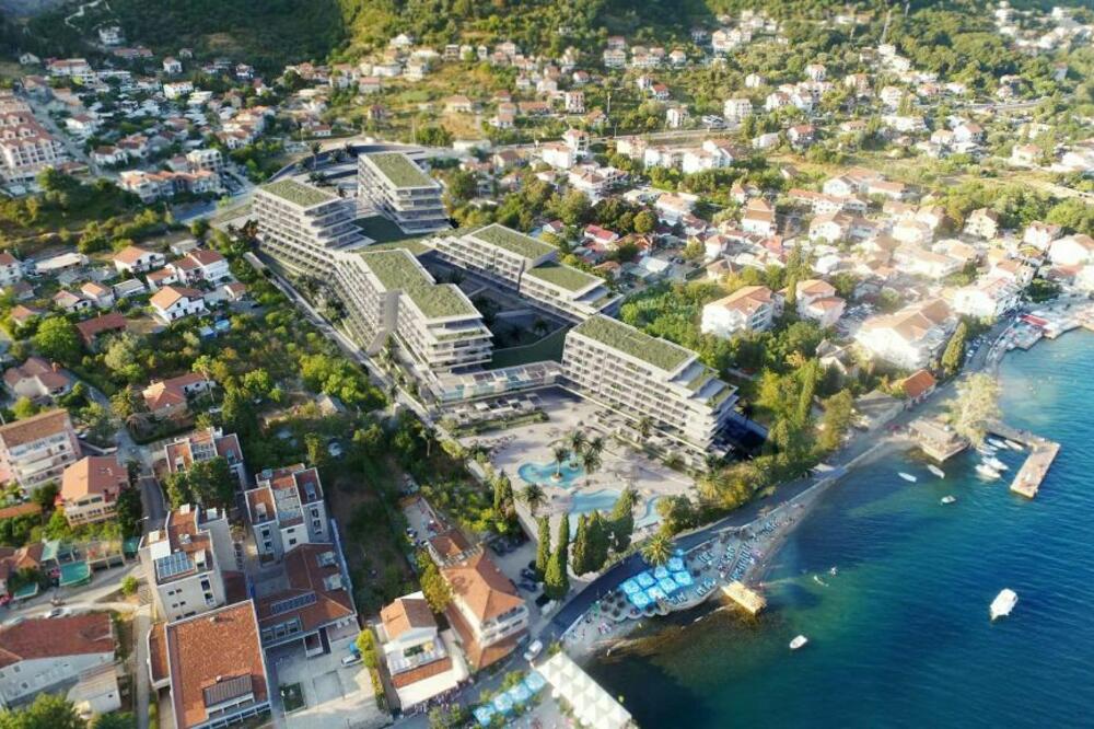 Hotel kompanije &ldquo;Carine&rdquo; u Baošićima, rendering, Foto: Tehnička dokumentacija, Idejno rješenje