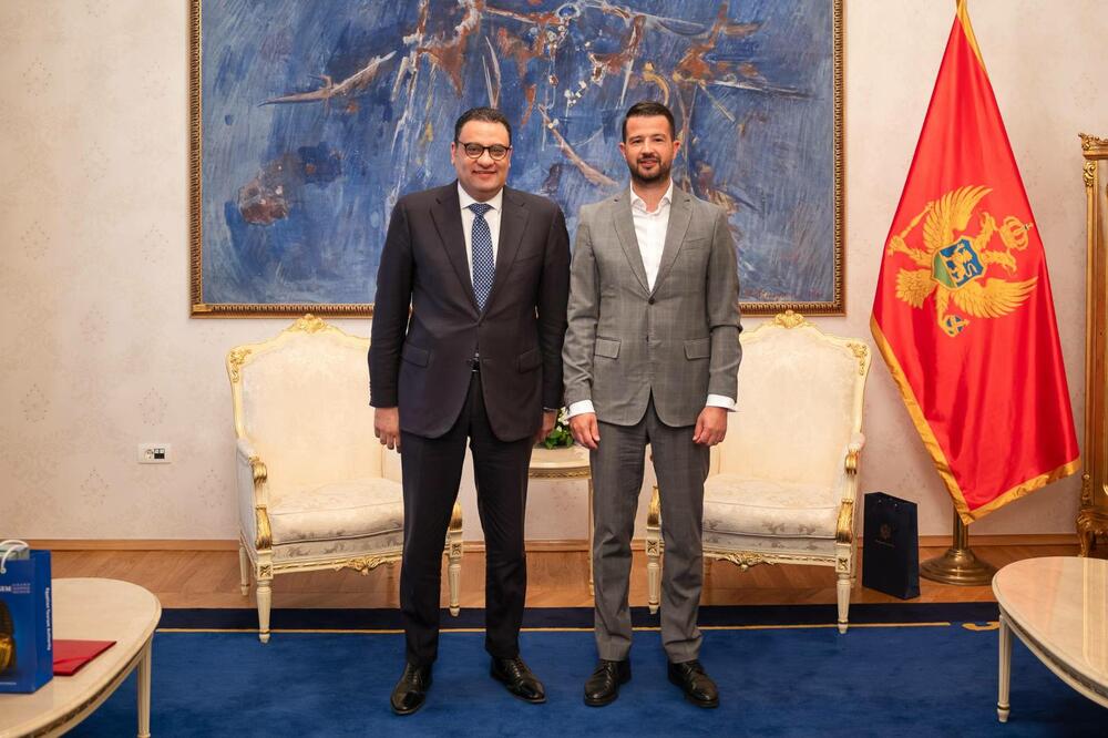 Afifi i Milatović, Foto: Kancelarija za odnose s javnošću predsjednika Crne Gore