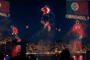 Dron spektakl na Madeiri za Ronaldov oproštaj
